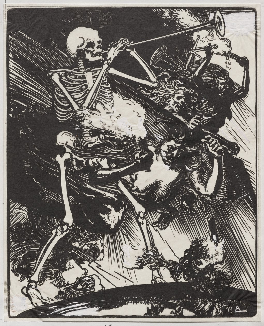La muerte y las pasiones derritiéndose en la tierra de Auguste Louis Lepère