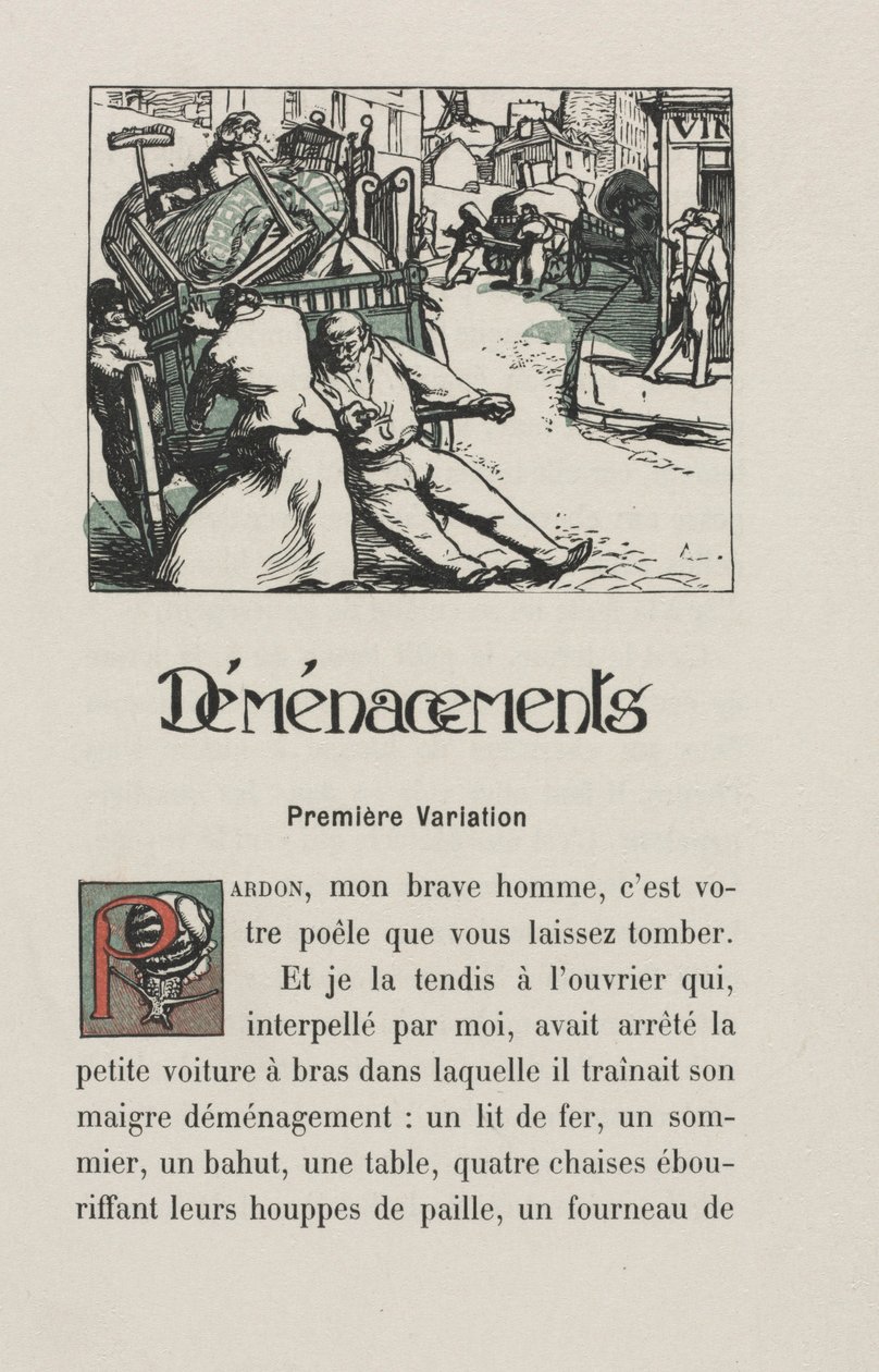 Paisajes y esquinas: En movimiento de Auguste Louis Lepère