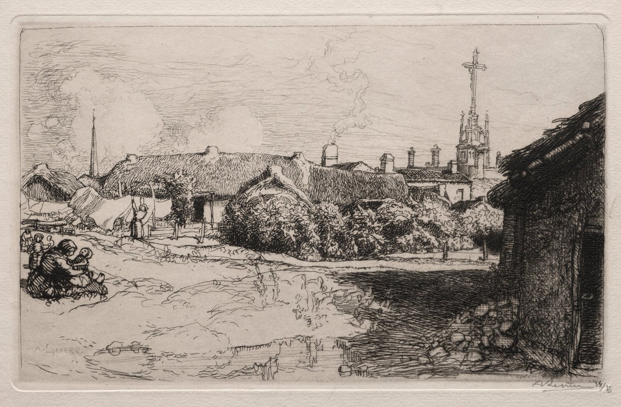 Le Calvaire, St. Jean-de-Mont de Auguste Louis Lepère