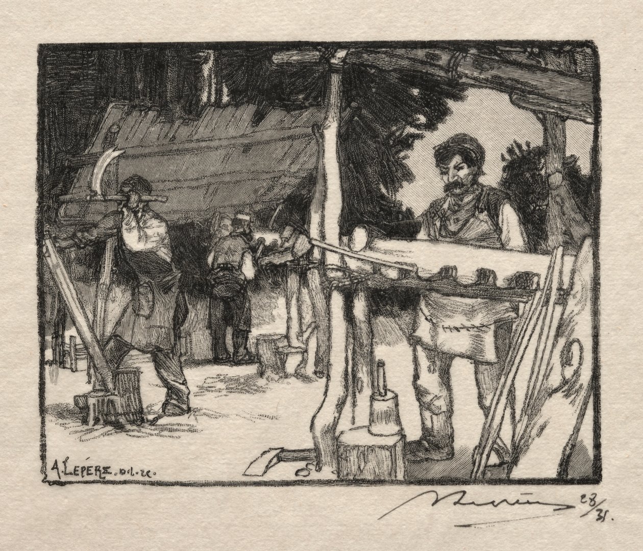El Fabricante de Listones de Auguste Louis Lepère