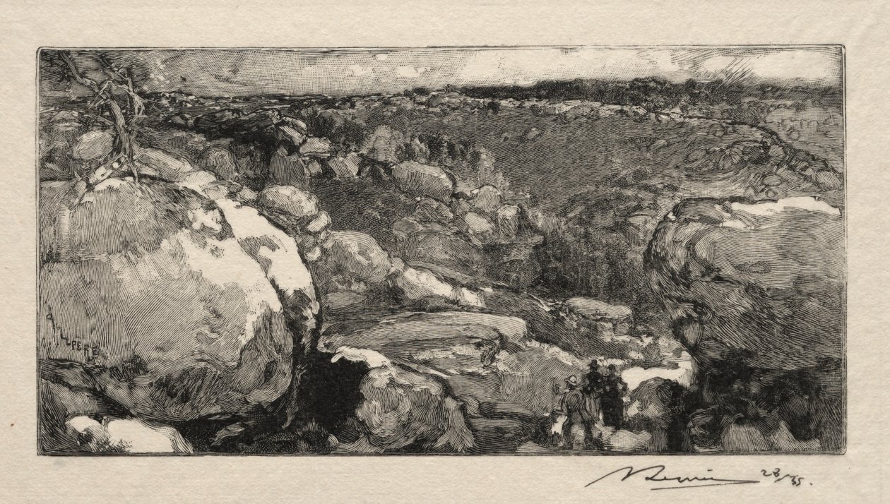 Le cirque du Long-Rocher de Auguste Louis Lepère
