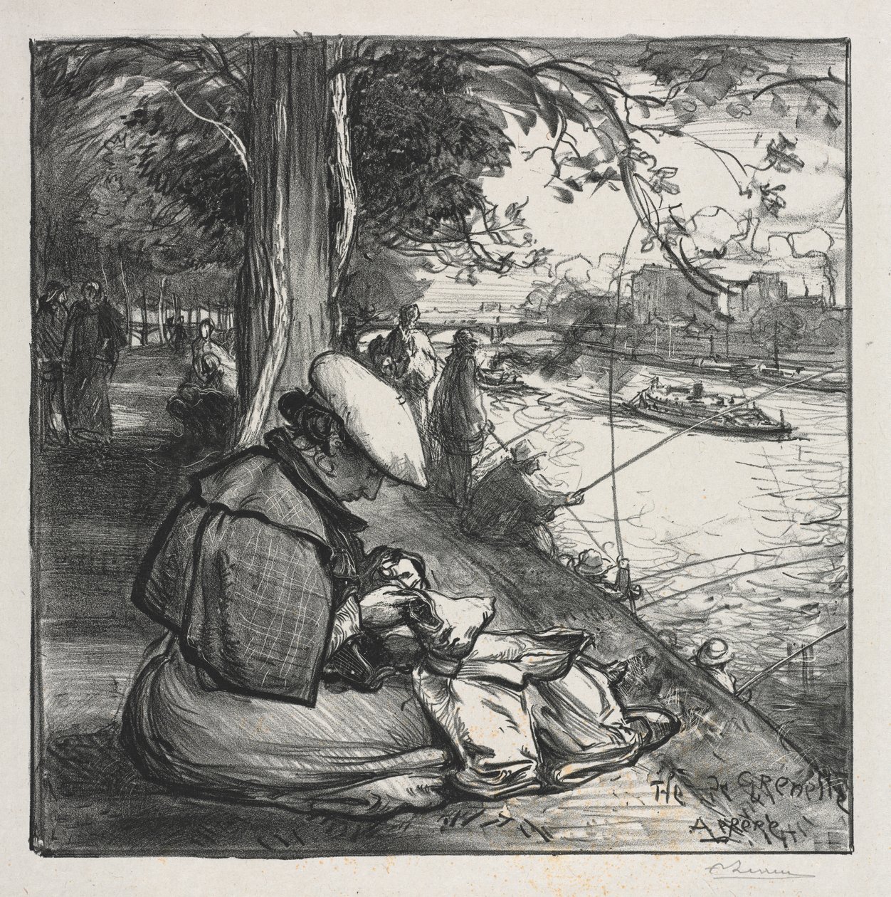 La Isla de Grenelle de Auguste Louis Lepère