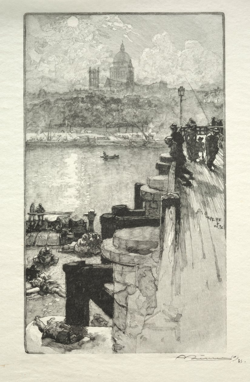 Montaña Ste. Genevieve de Auguste Louis Lepère