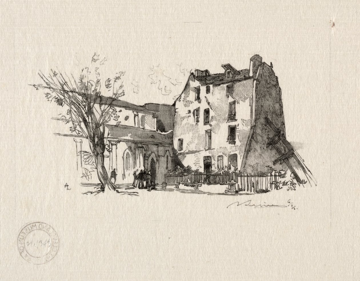 San Julián el Pobre: El Presbiterio de Auguste Louis Lepère
