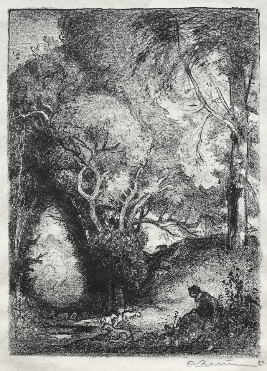 El barranco en junio de Auguste Louis Lepère
