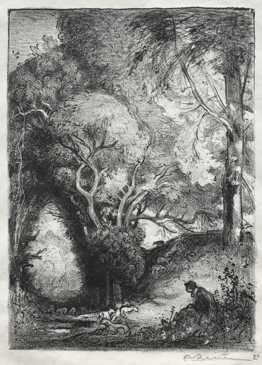 El barranco en junio de Auguste Louis Lepère