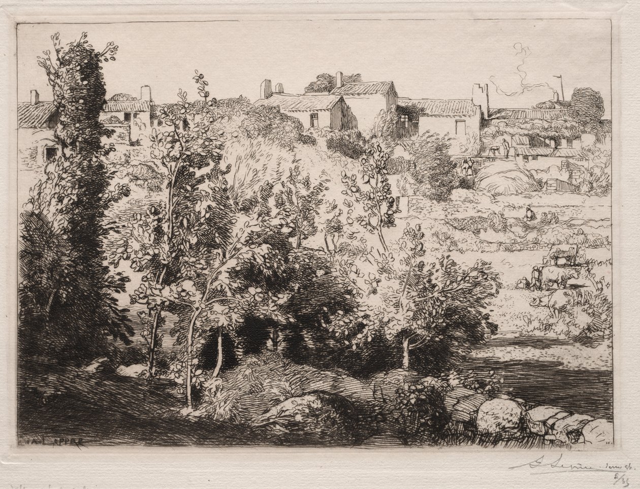 Pueblo de Meule de Auguste Louis Lepère