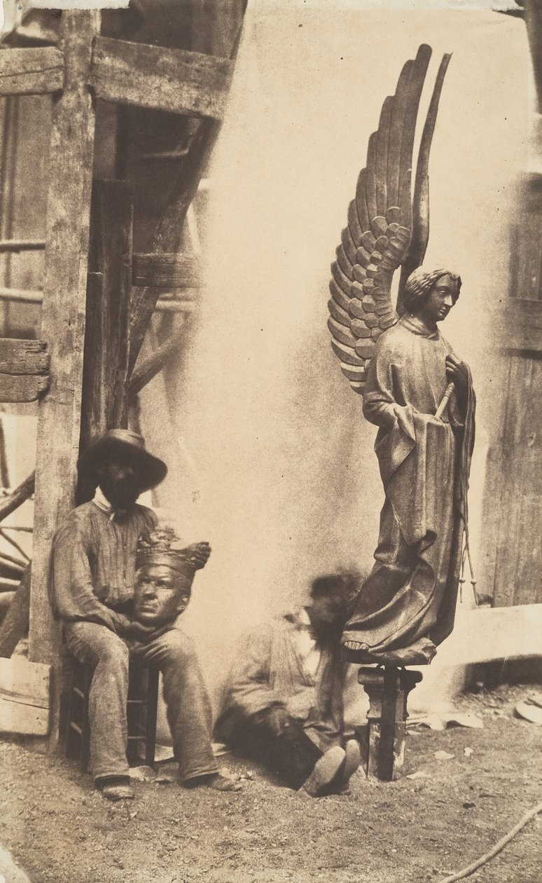 Ángel de la Pasión, Sainte-Chapelle, París, 1853-1854 de Auguste Mestral