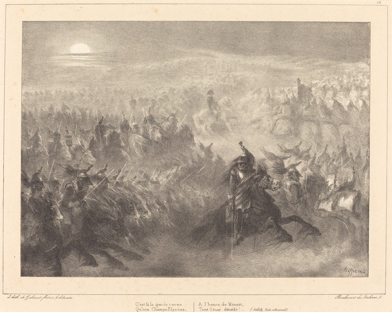 Revisión nocturna de Auguste Raffet