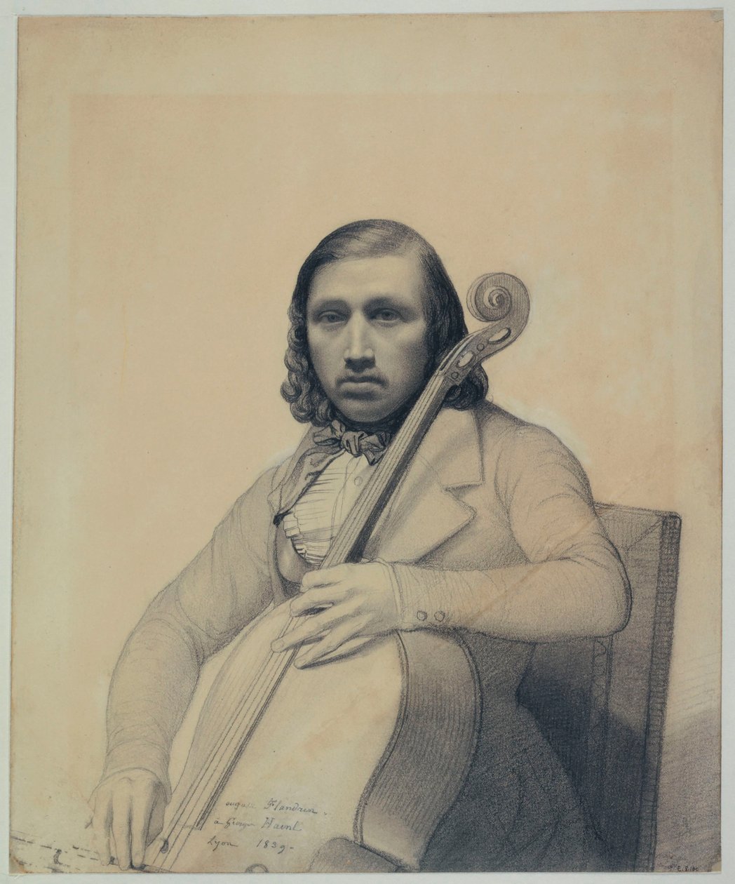 Retrato de François George-Hainl 1807-1873, 1839 de Auguste René Flandrin