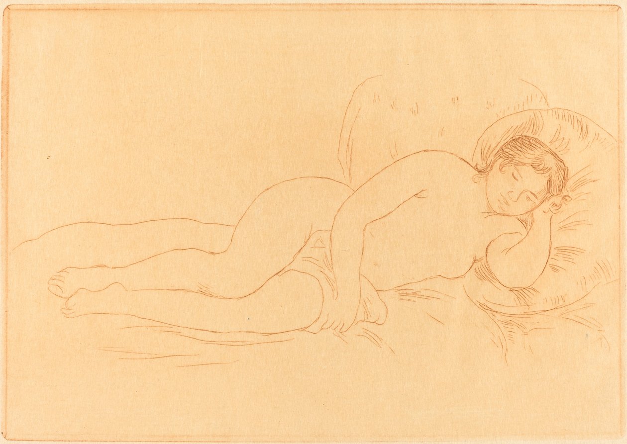 Desnudo Femenino Reclinado (Femme nue couchée) de Auguste Renoir