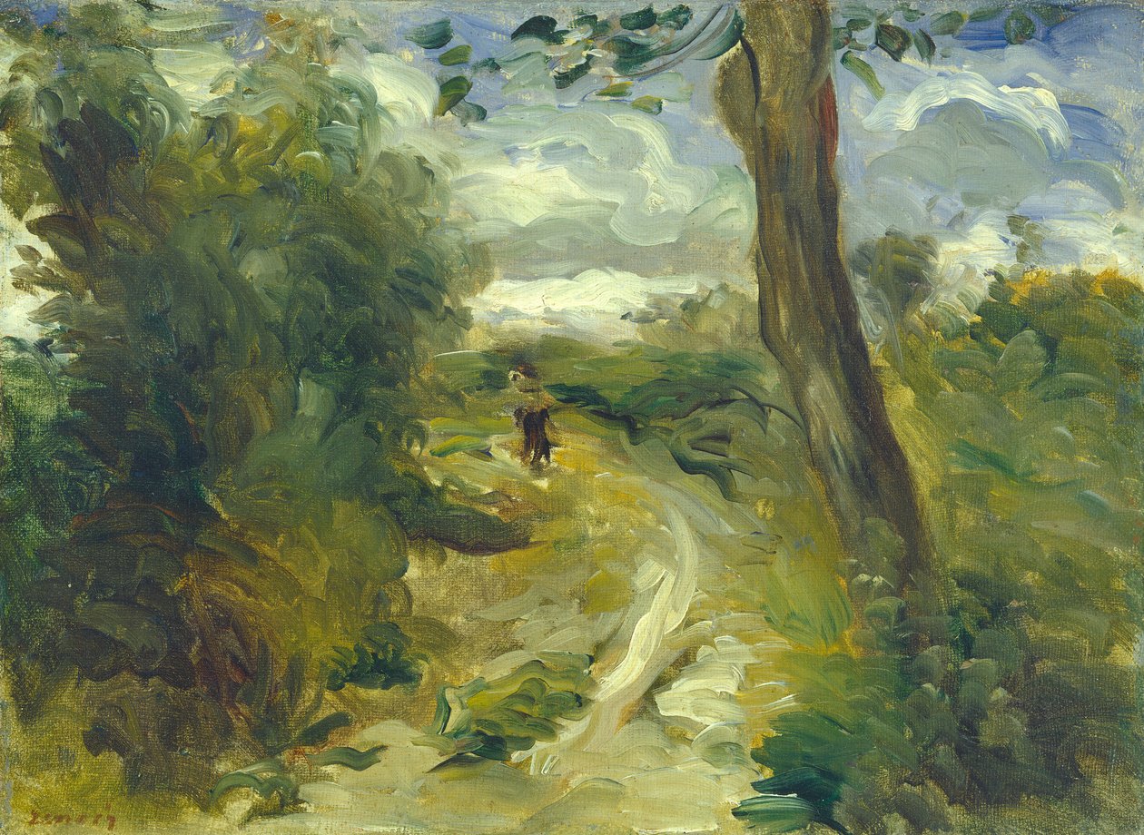 Paisaje entre Tormentas de Auguste Renoir