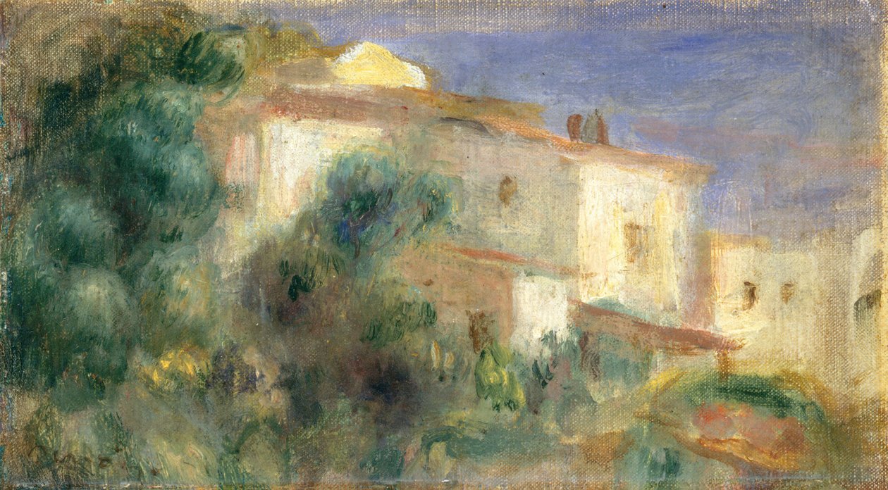 Maison de la Poste, Cagnes de Auguste Renoir