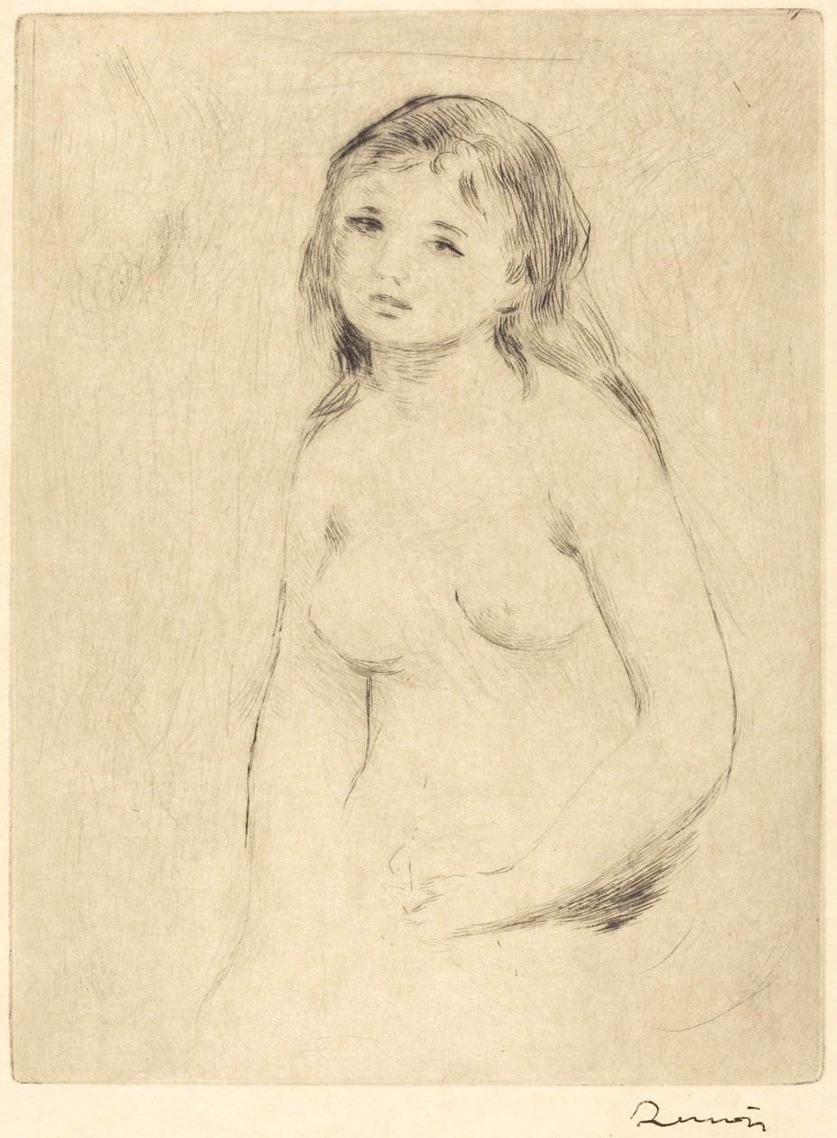 Estudio para una Bañista de Auguste Renoir