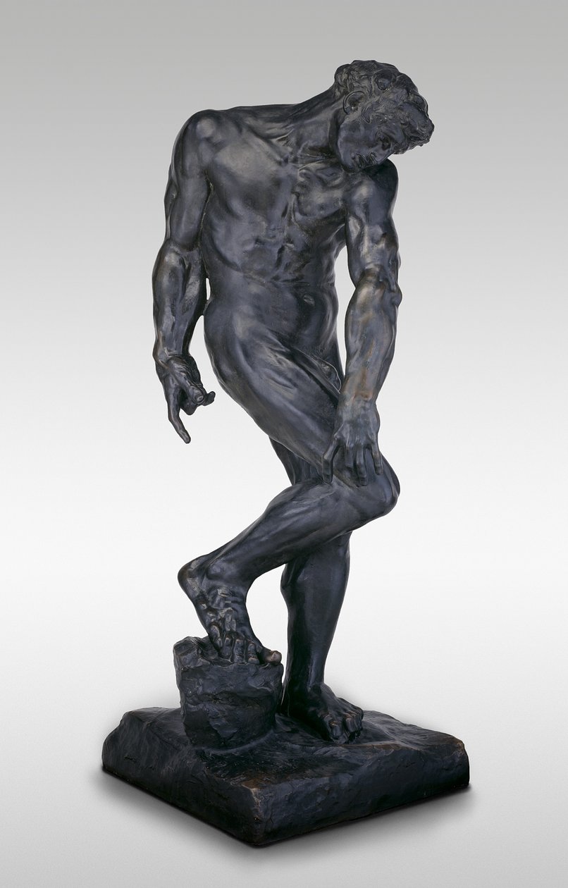 Adán, modelado c.1881 de Auguste Rodin