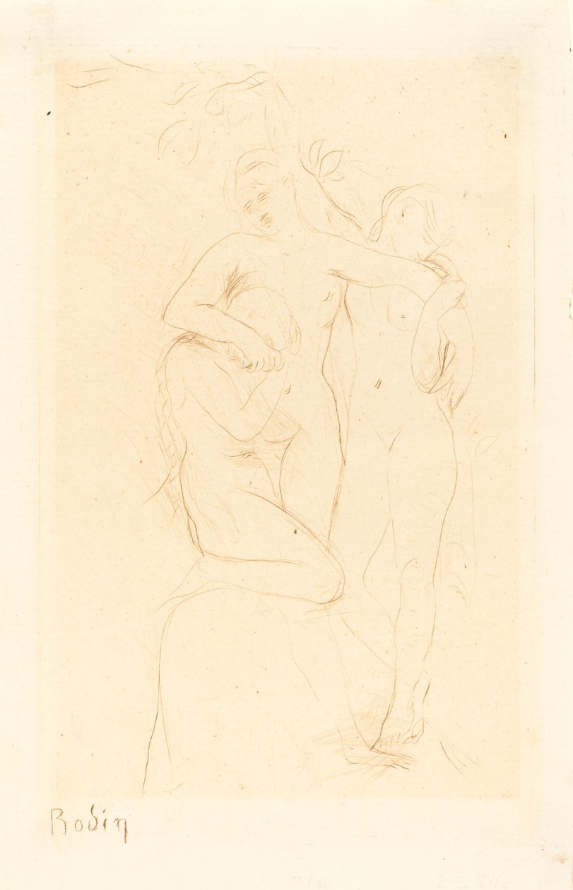 Almas del purgatorio de Auguste Rodin