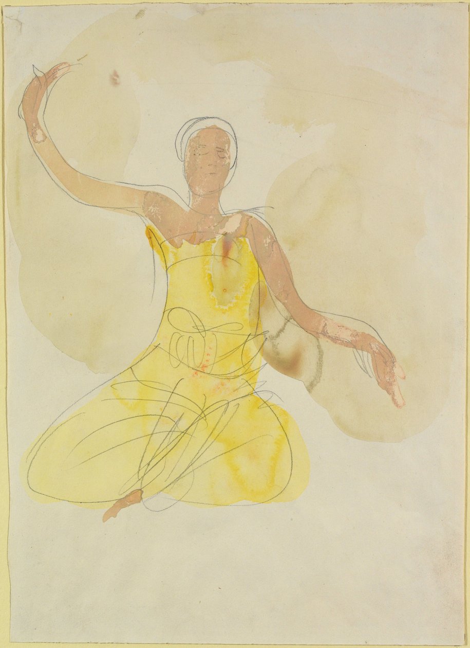 Tänzerin des Königlichen Kambodschanischen Balletts de Auguste Rodin