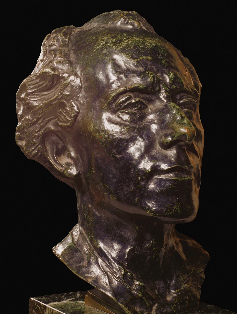 Gustav Mahler, compositor y director de orquesta ... (bronce) de Auguste Rodin
