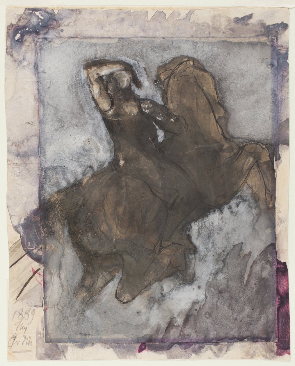 Jinete (anverso); Caballo y jinete (reverso) de Auguste Rodin