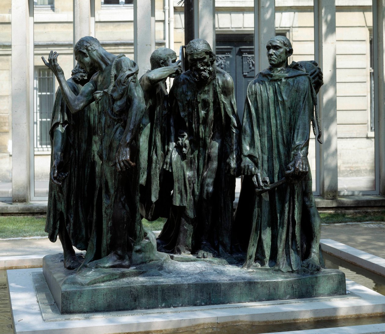 El monumento de los burgueses de Calais de Auguste Rodin