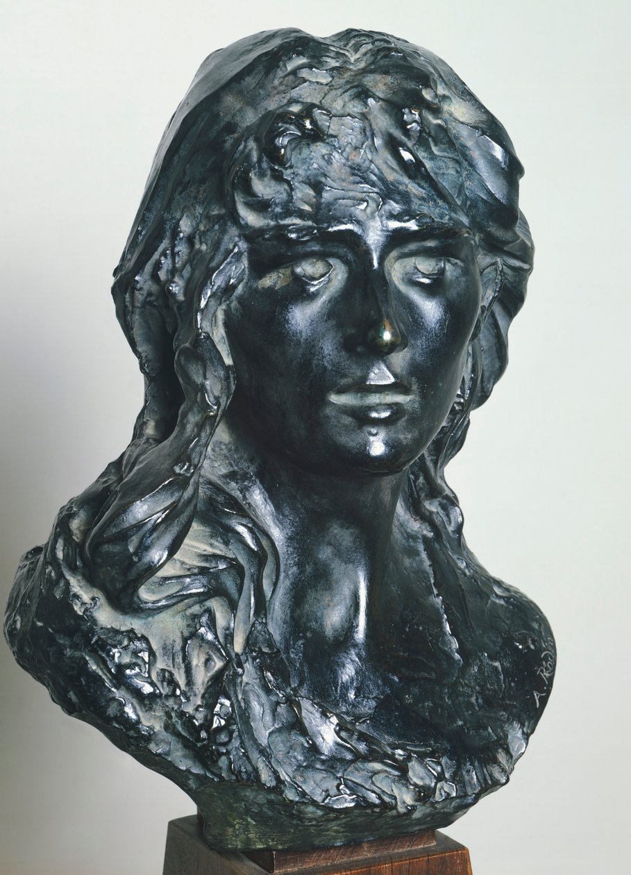 Mignon (Retrato de Rose Beuret), por Auguste Rodin (1840-1917), retrato de Auguste Rodin
