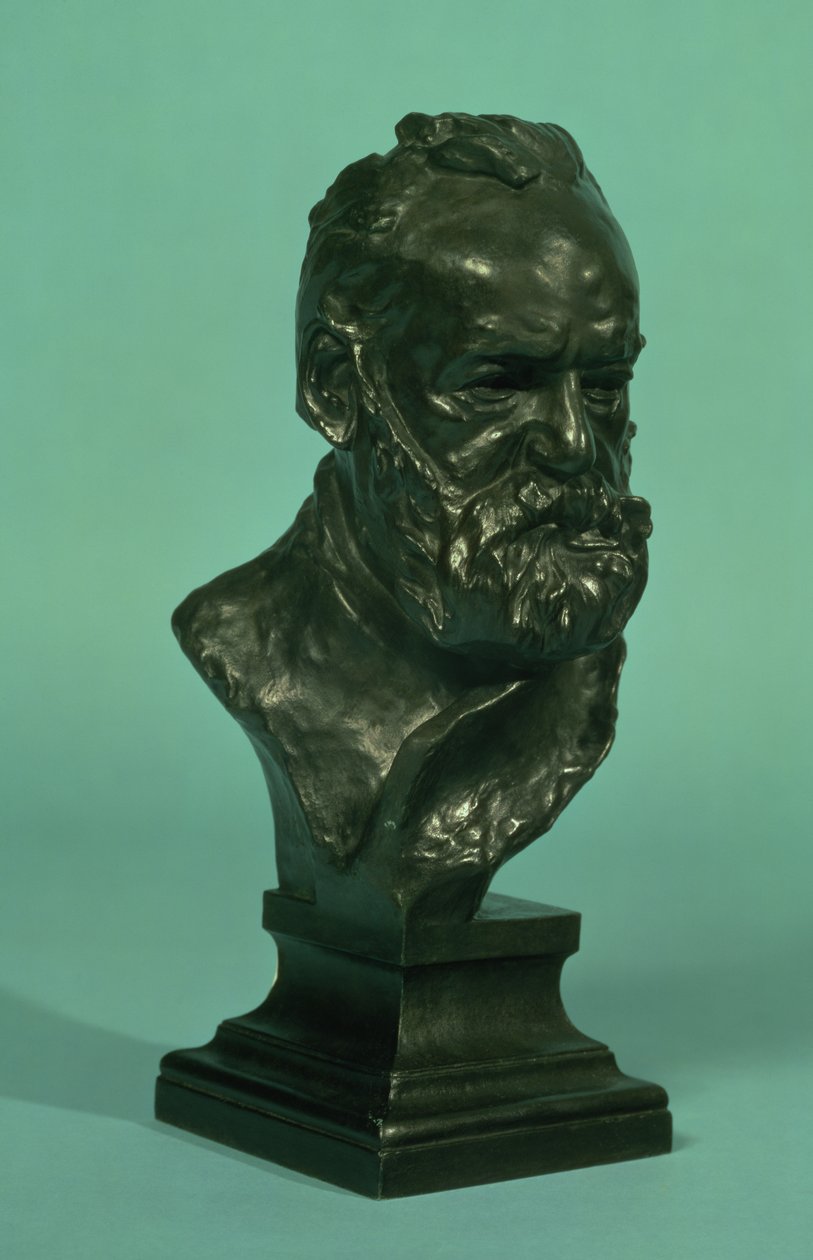 Cabeza de retrato de Victor Hugo (1802-85) de Auguste Rodin