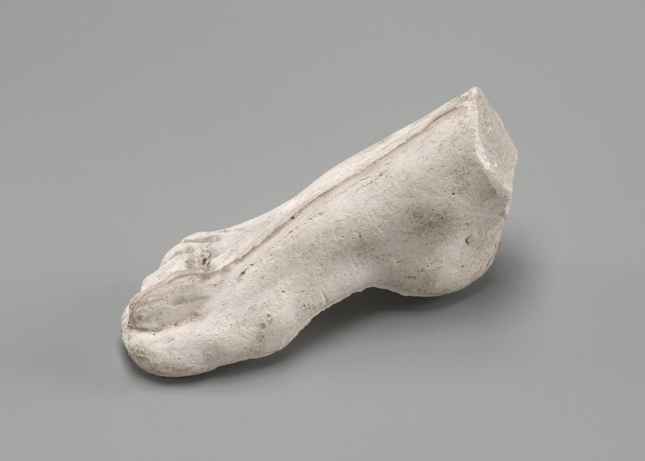 Pie derecho, posiblemente 1880 de Auguste Rodin