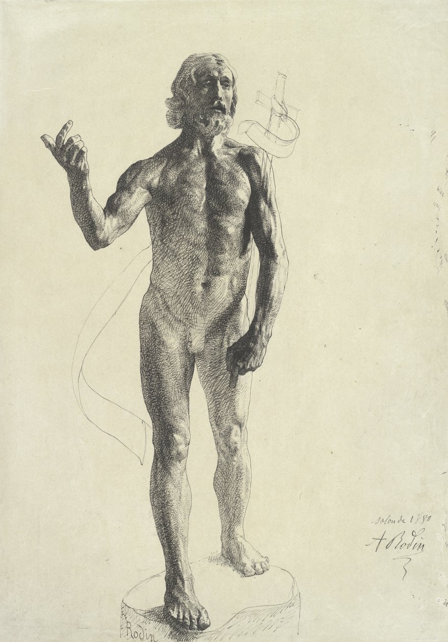San Juan Bautista, 1880 de Auguste Rodin