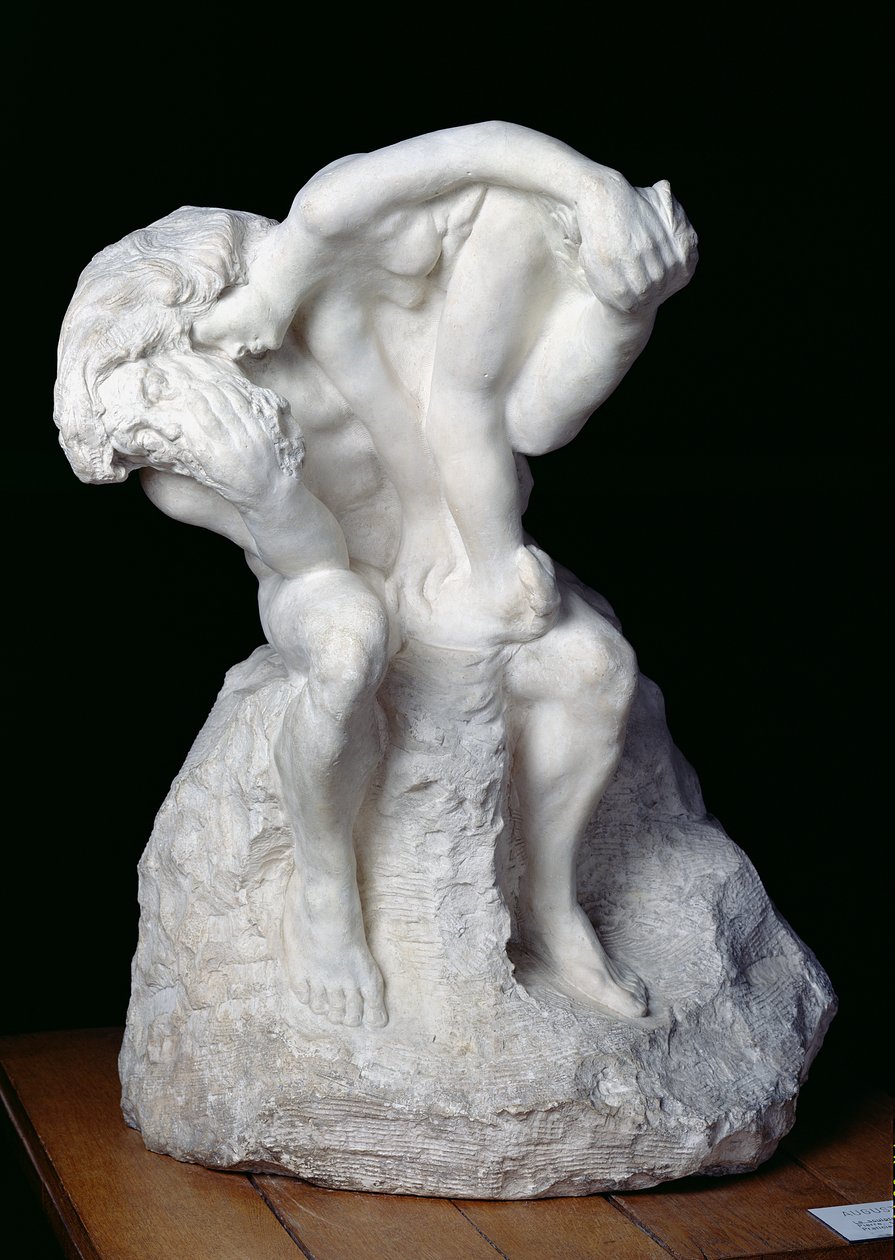 El escultor y su musa, 1895 de Auguste Rodin