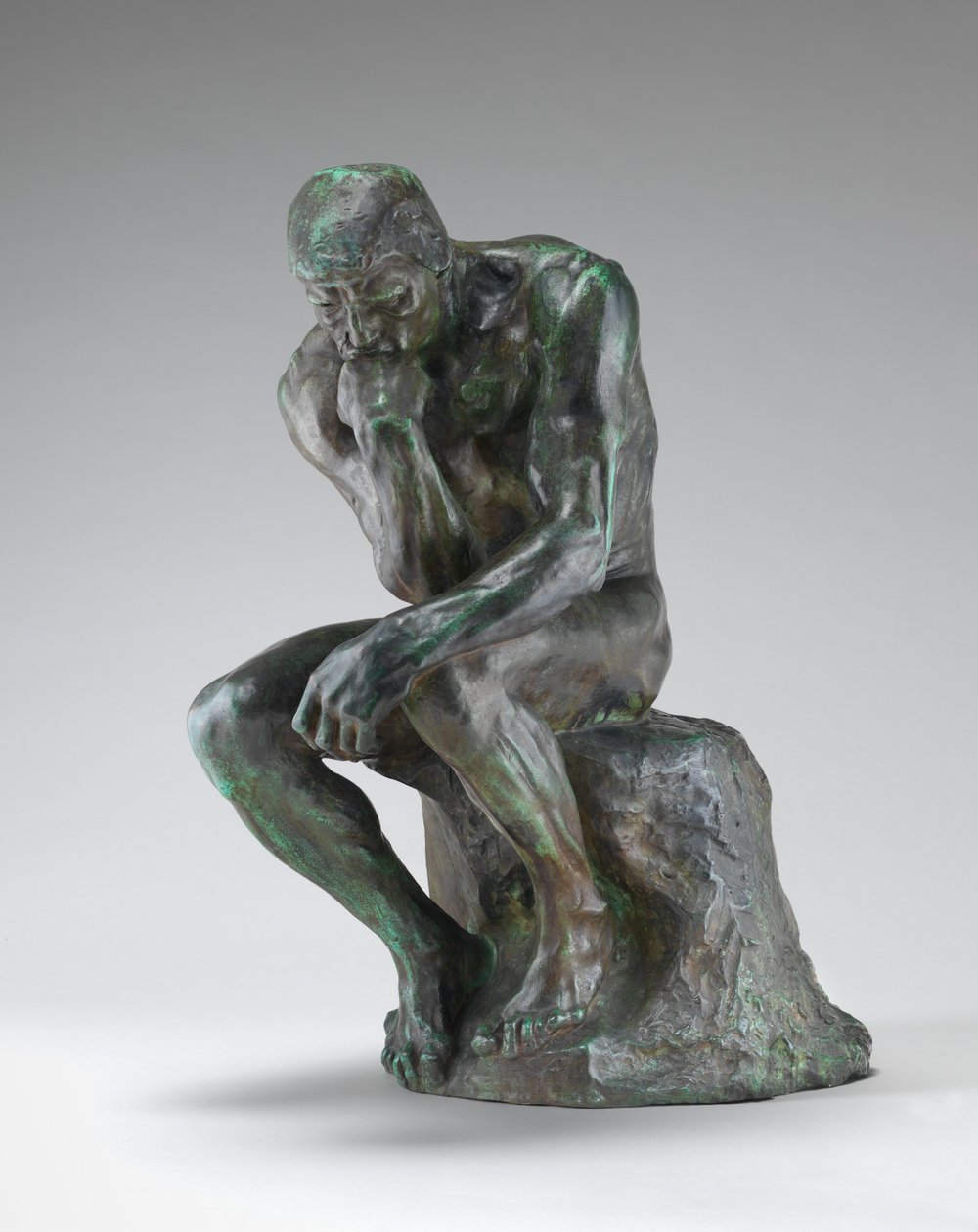El Pensador Le Penseur, modelo 1880, fundido 1901 de Auguste Rodin