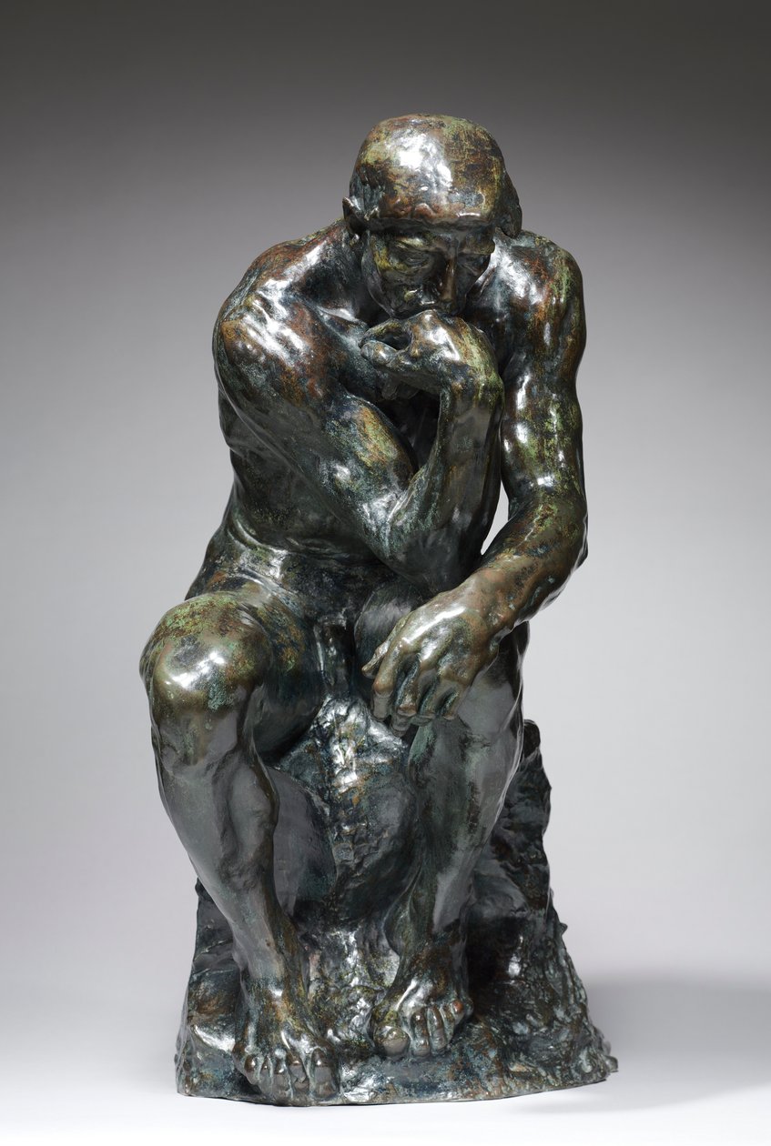 El pensador, c. 1880 de Auguste Rodin