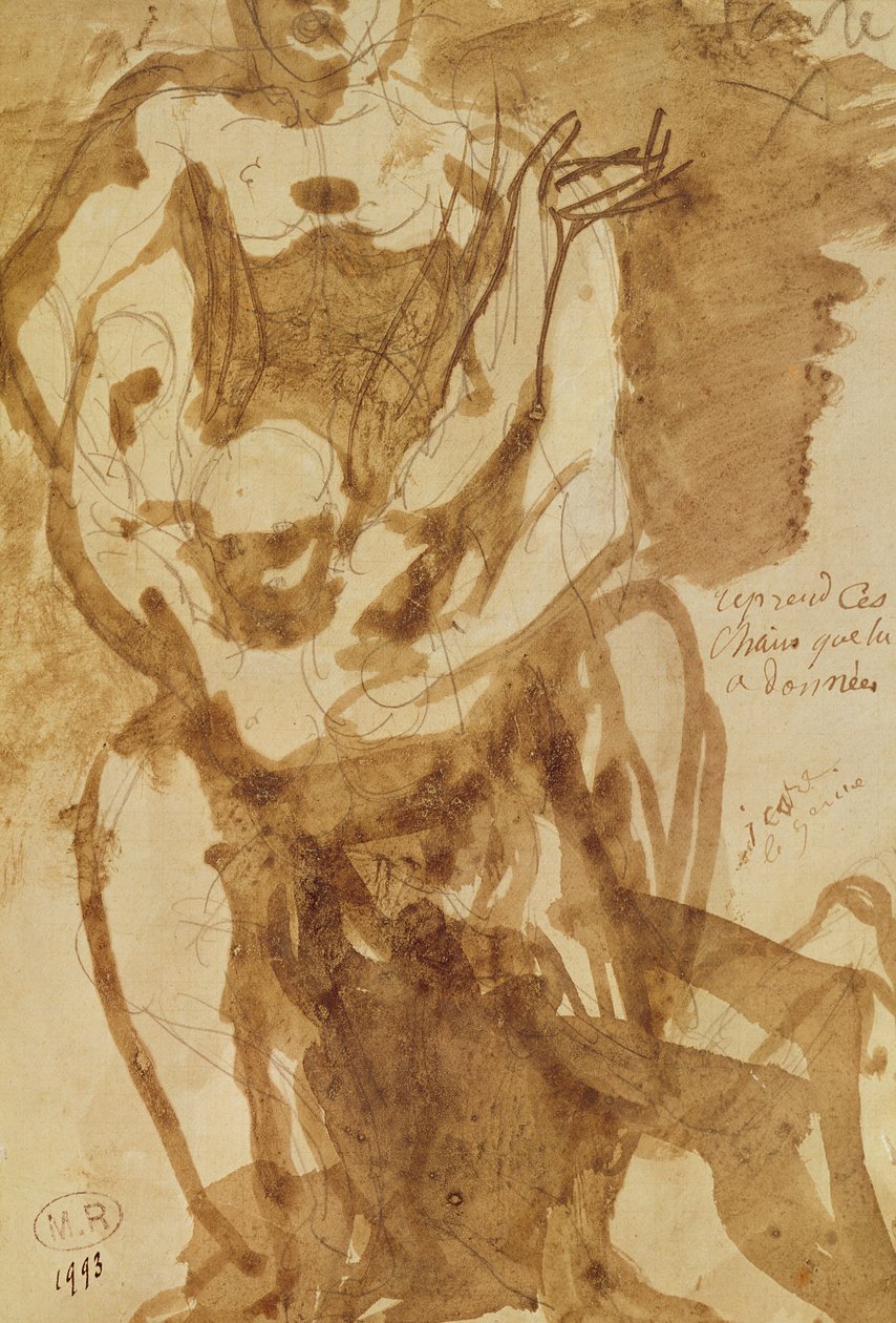 Dos figuras (estudio preparatorio para 