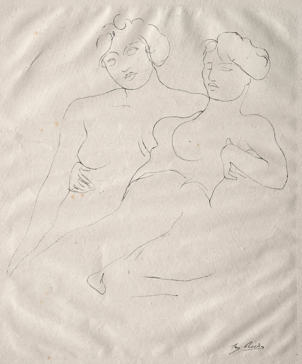 Dos figuras de Auguste Rodin