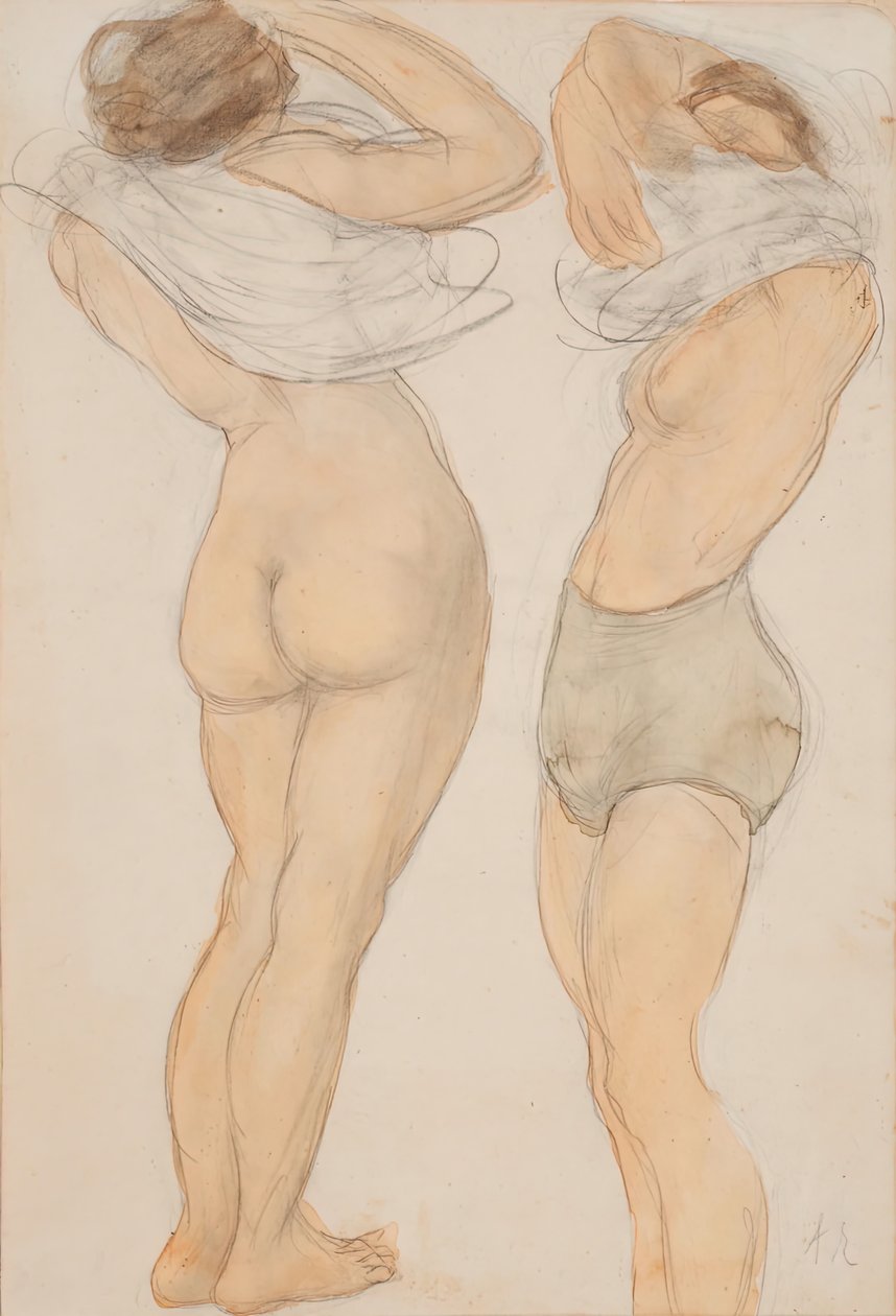 Dos figuras, n.d. de Auguste Rodin