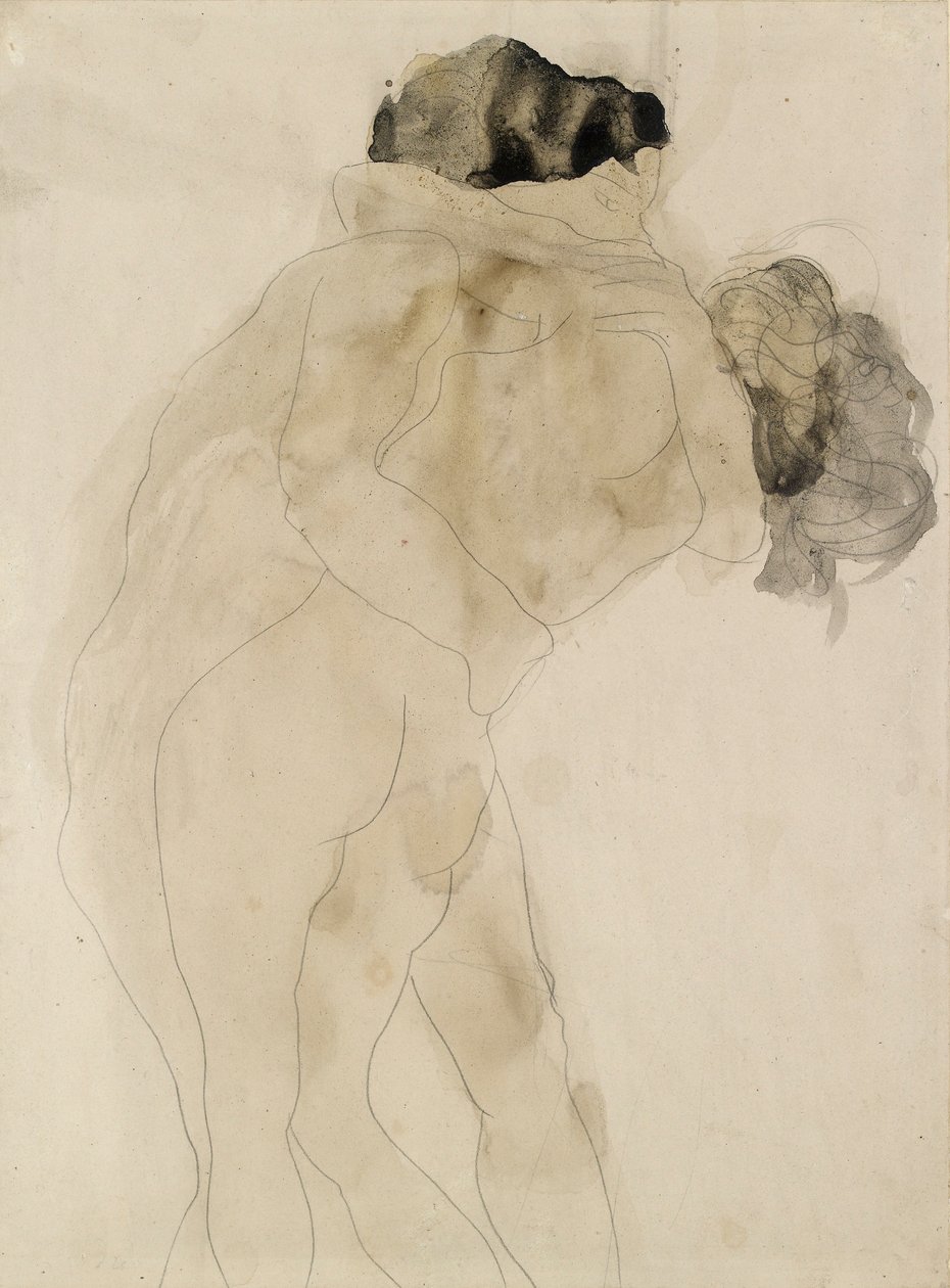 Dos figuras abrazándose, c1900 de Auguste Rodin