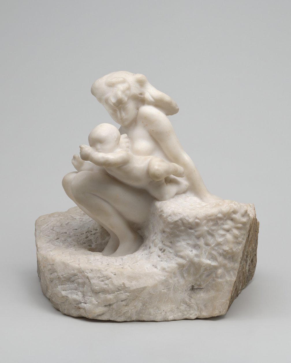 Mujer y niño originalmente Première Impression d
