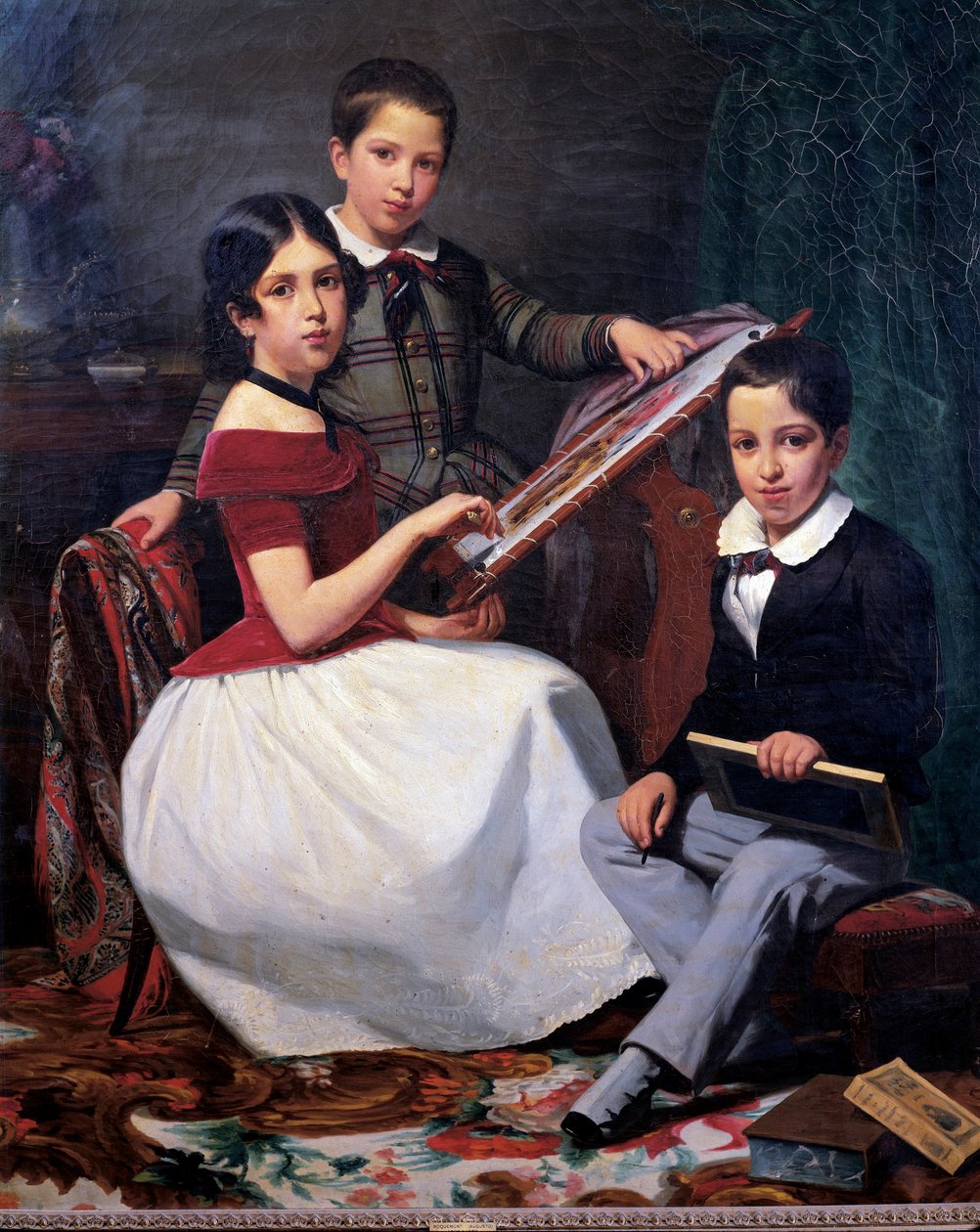 Los hijos del Consejero Joaquin Torquato Alves Ribeiro de Auguste Roquemont