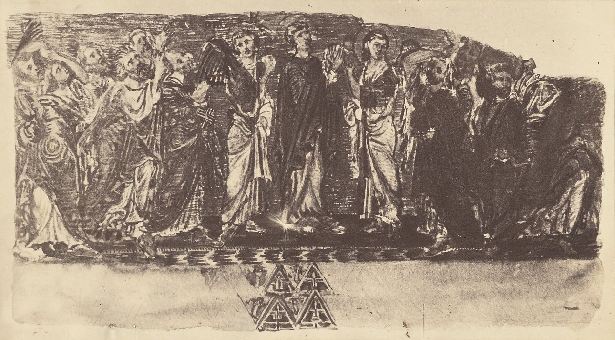 Beit-Lehem. Mosaico de la iglesia de Auguste Salzmann