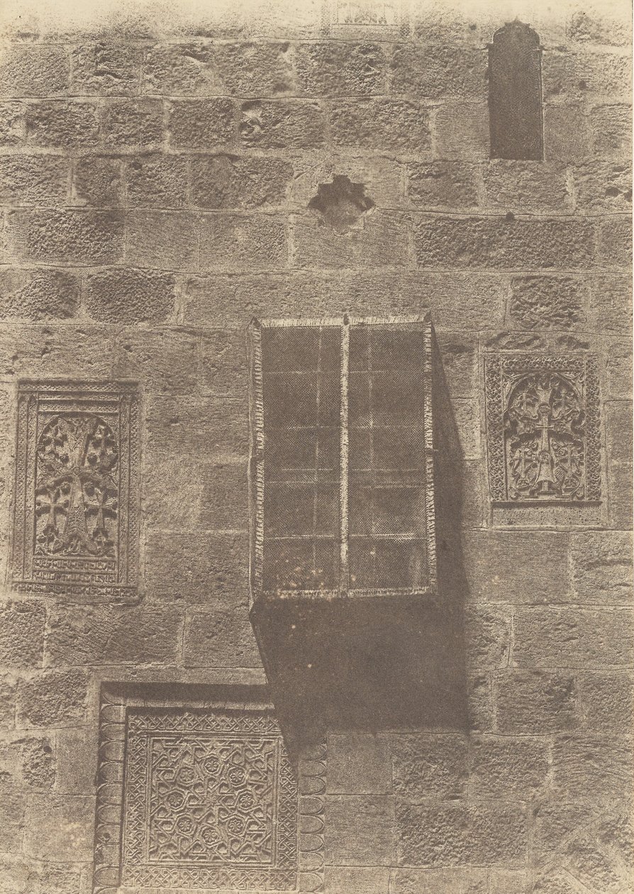 Jerusalén. Convento armenio. Ornamentos de Auguste Salzmann