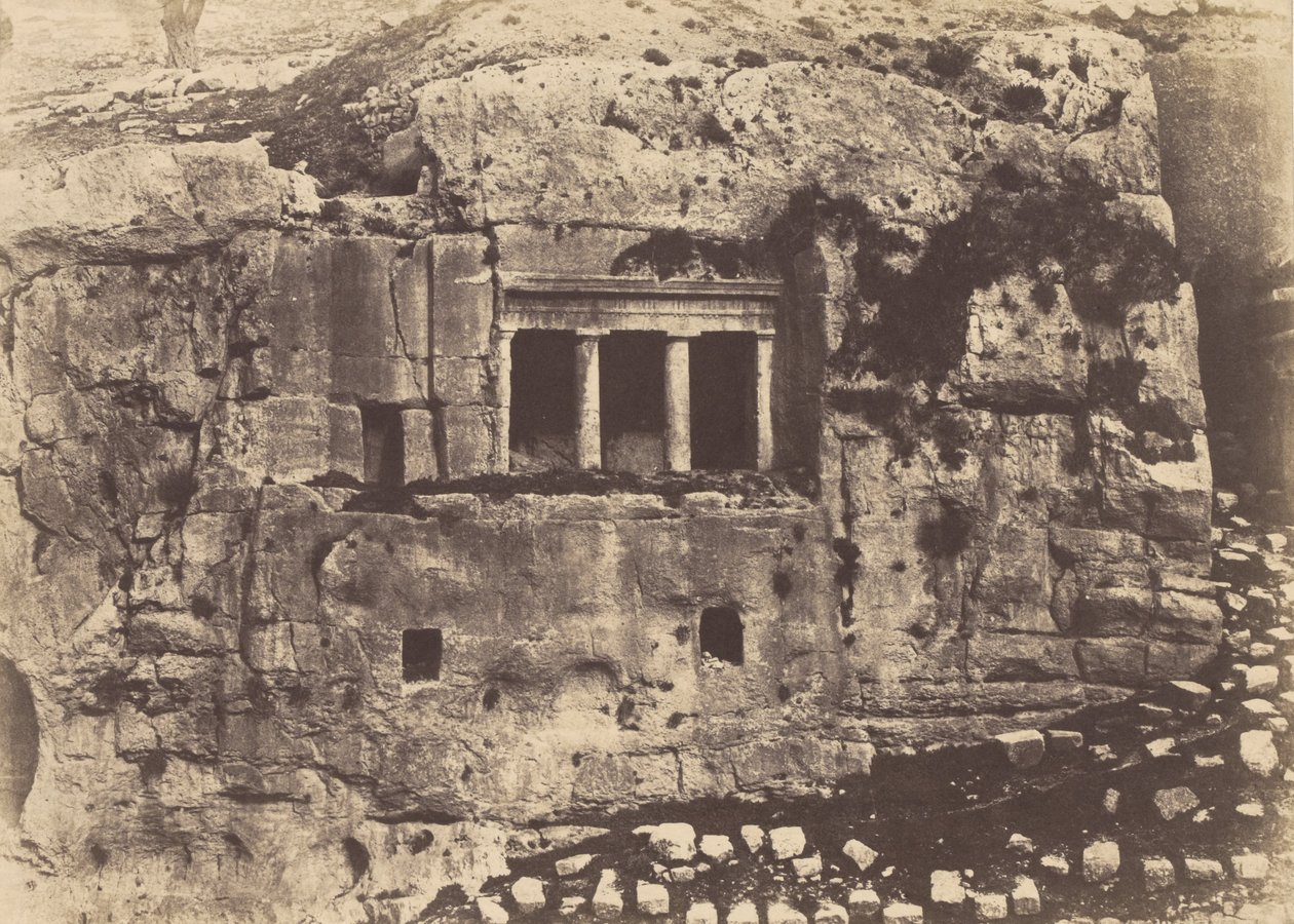 Jerusalén. Valle de Josafat. Tumba de San Jacobo de Auguste Salzmann