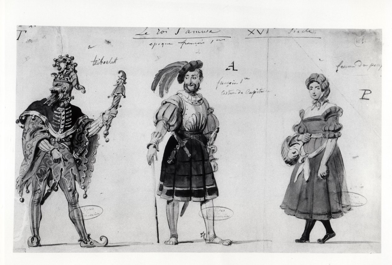 Diseños de vestuario para 