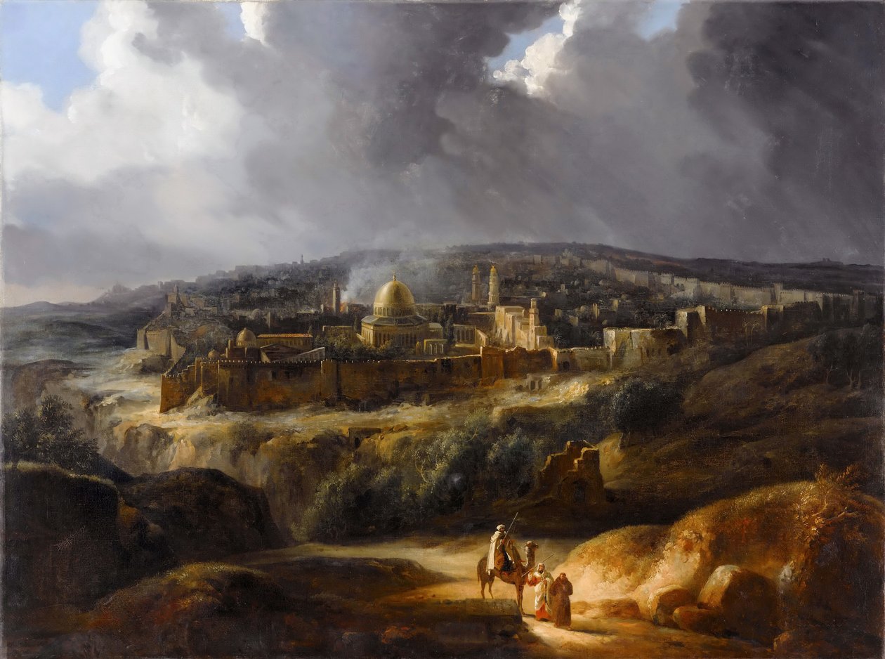 Jerusalén vista desde el Monte Josafat de Auguste de Forbin