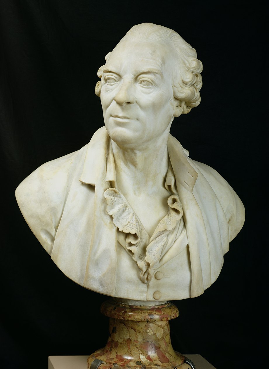 Busto de George Louis Leclerc (1707-88) Conde de Buffon, 1773 de Augustin Pajou
