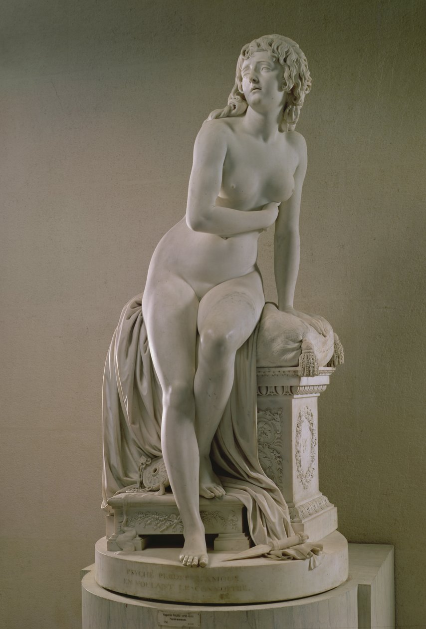 La Psique Abandonada, 1790 de Augustin Pajou
