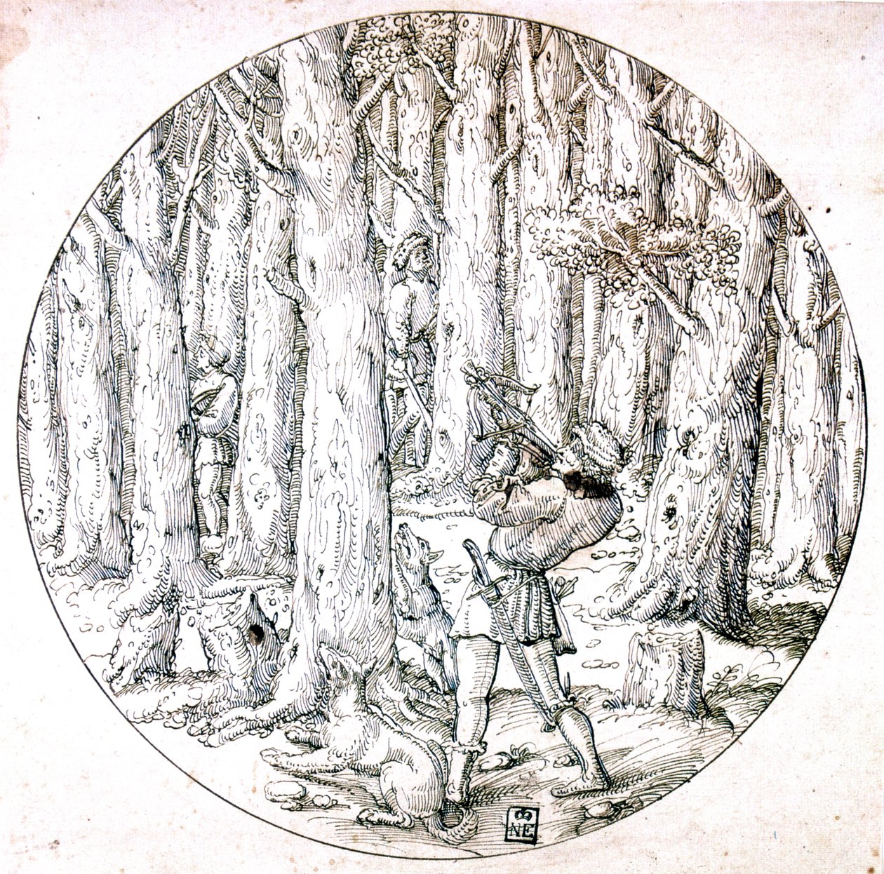 La caza, c1513-1553 de Augustin Hirschvogel