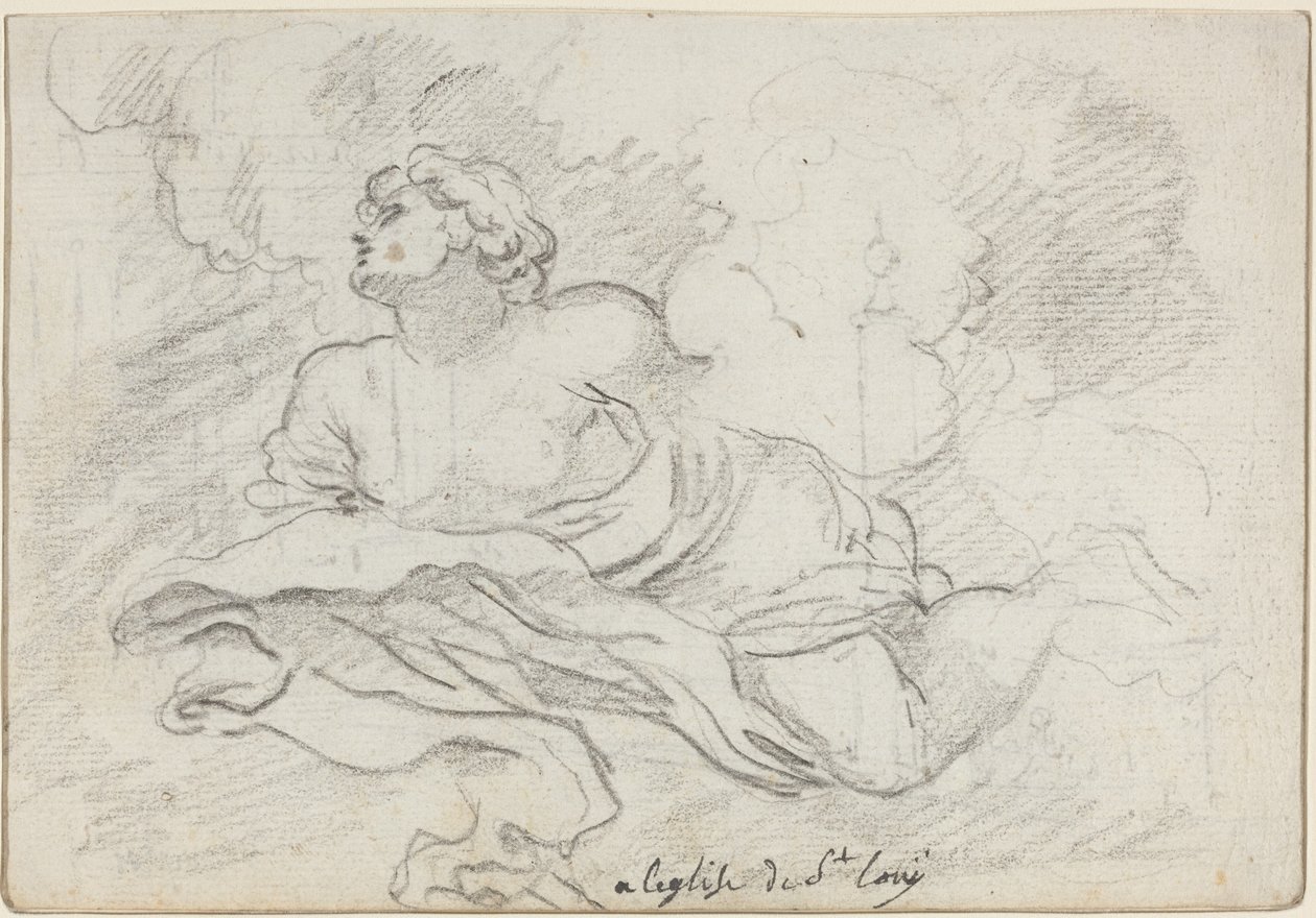 Ángel de la Asunción [recto] de Augustin Pajou
