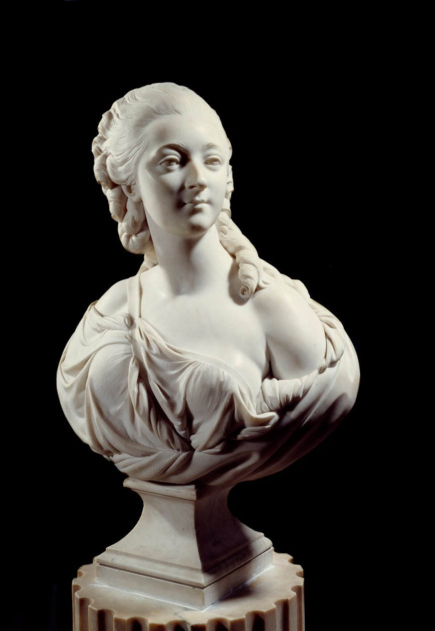 Busto de Jeanne Becu, Condesa de Barry de Augustin Pajou