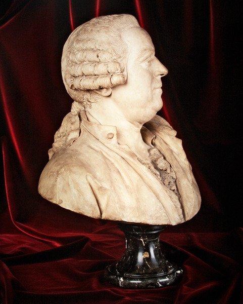 Retrato que se cree es de Louis-Pierre-Sebastien, Mariscal de Sainscy de Augustin Pajou