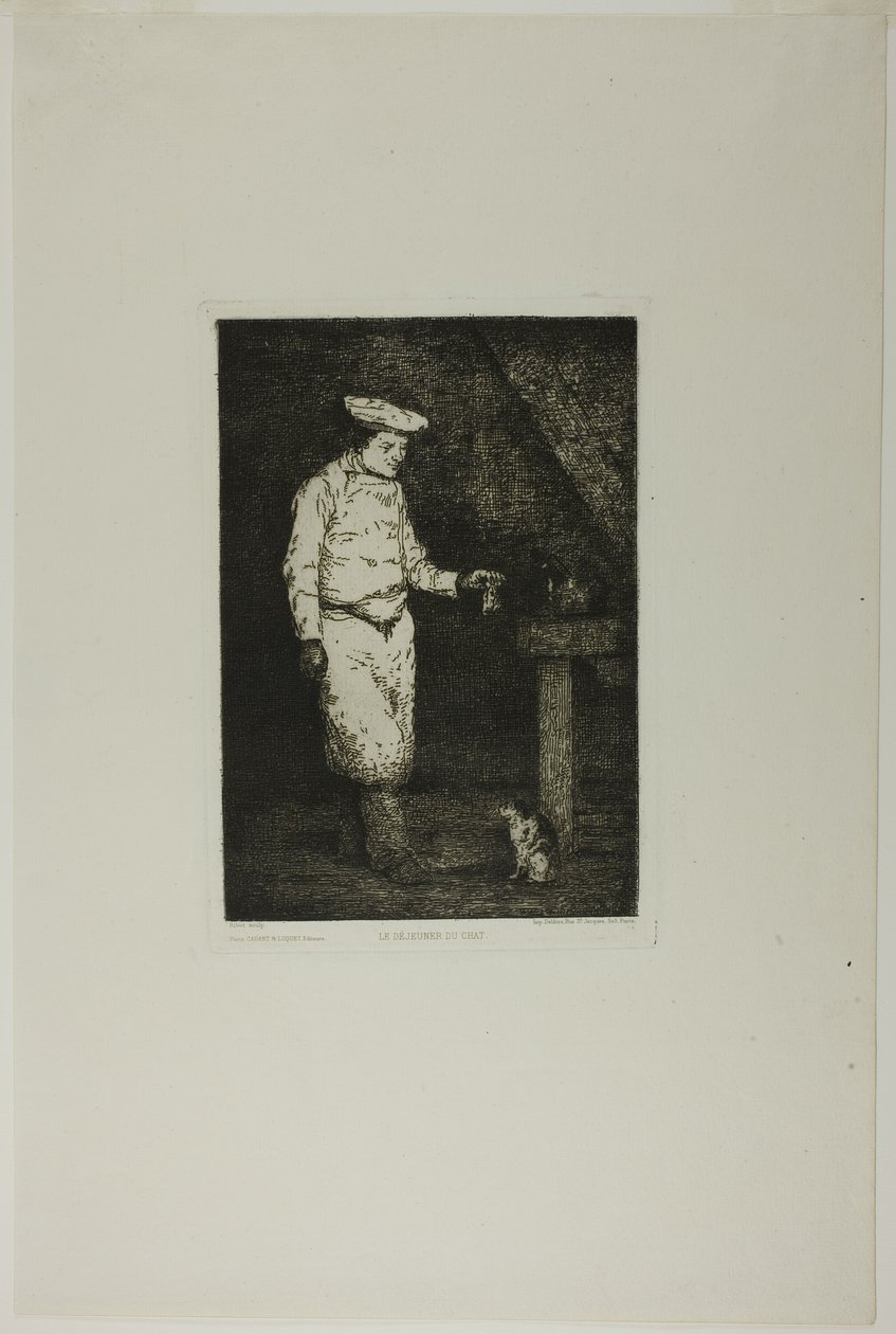 El almuerzo del gato de Augustin Théodule Ribot