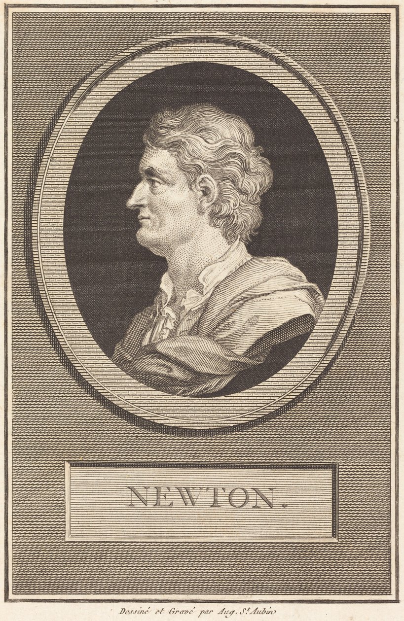 Isaac Newton de Augustin de Saint-Aubin